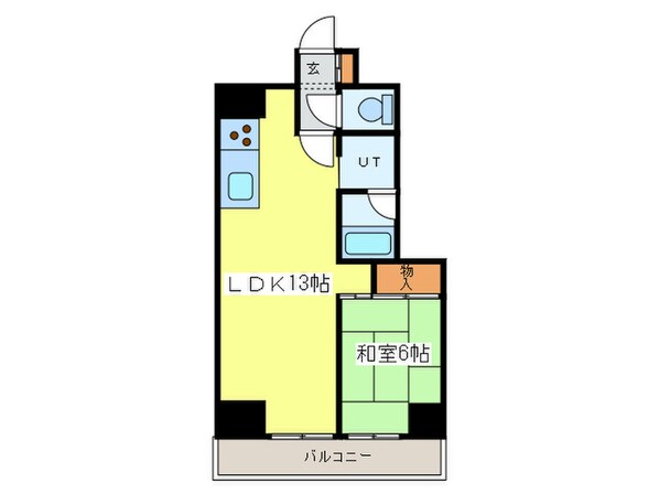 ラフォ－レ山鼻の物件間取画像